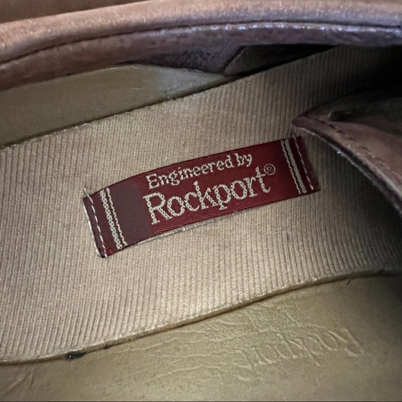 Rockport Suede Vibram Sole Lace Up Oxford Shoes